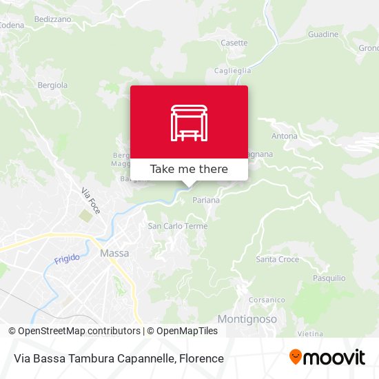 Via Bassa Tambura Capannelle map