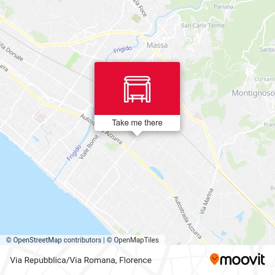 Repubblica/Romana Street map