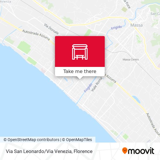 Via San Leonardo/Via Venezia map
