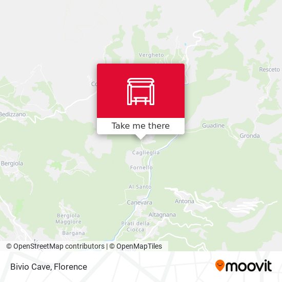 Bivio Cave map