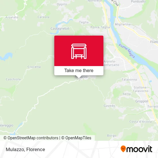 Mulazzo map