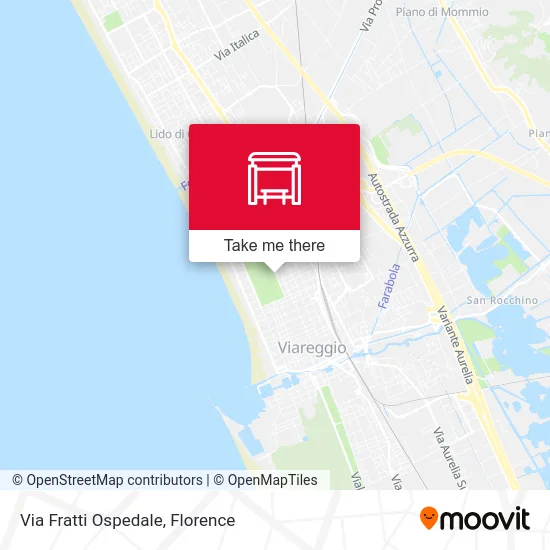 Via Fratti Hospital map