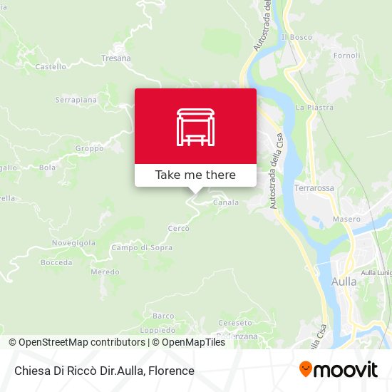 Chiesa Di Riccò Dir.Aulla map
