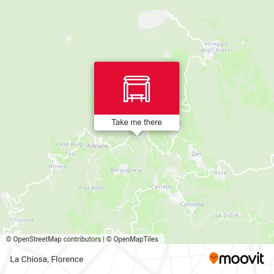 La Chiosa map