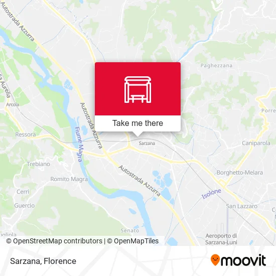 Sarzana map