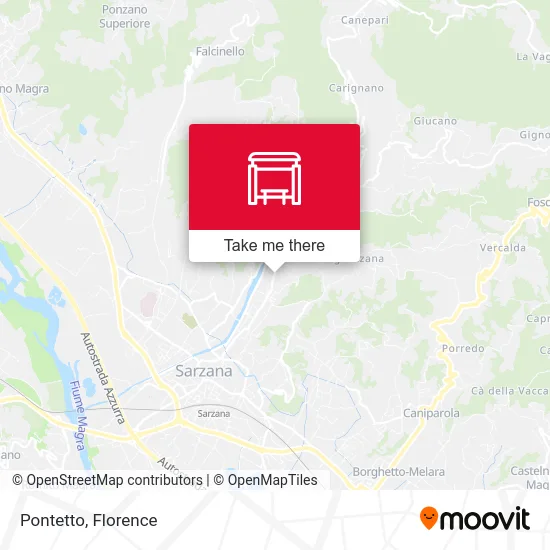 Pontetto map