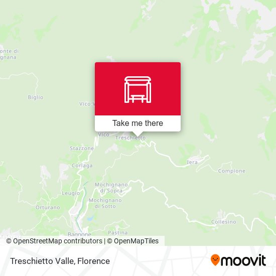 Treschietto Valle map