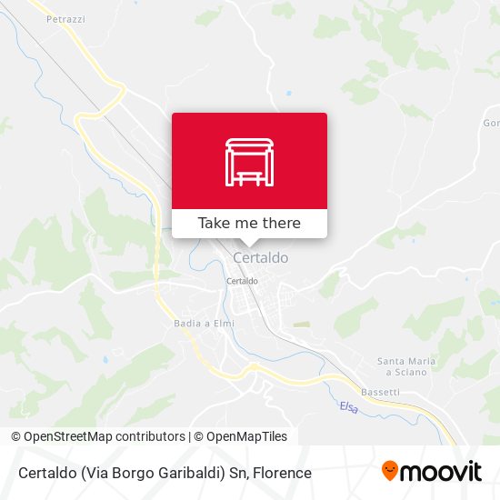 Certaldo (Via Borgo Garibaldi)     Sn map