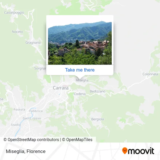 Miseglia map