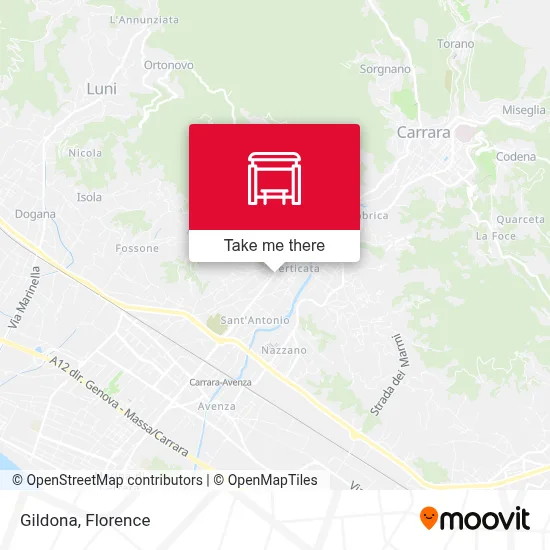 Gildona map