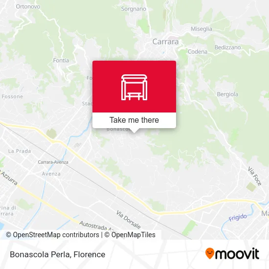 Bonascola Perla map