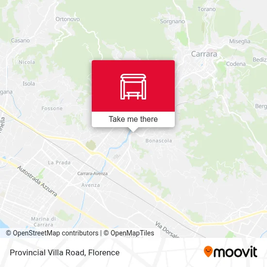 Provincial Villa Road map