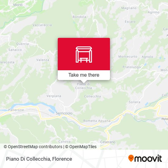 Piano Di Collecchia map