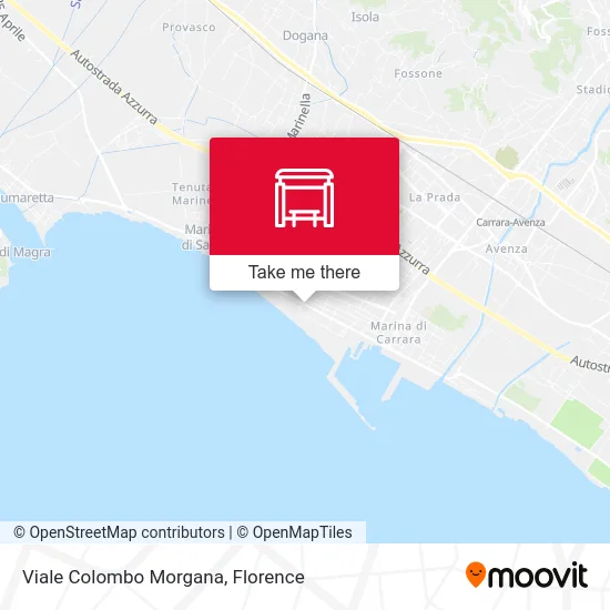 Colombo Avenue Morgana map