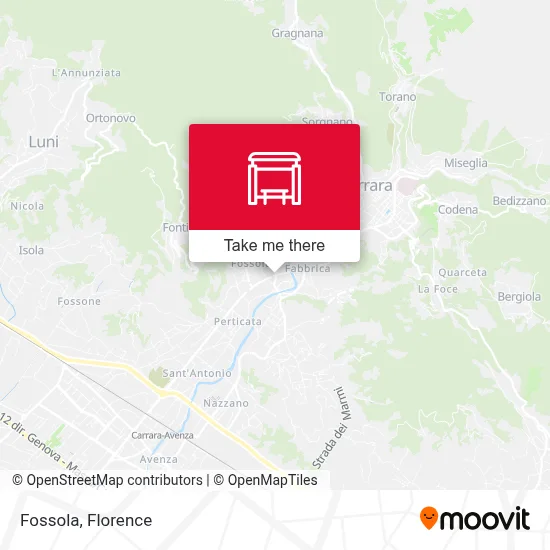 Fossola map