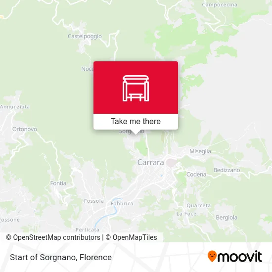 Start of Sorgnano map