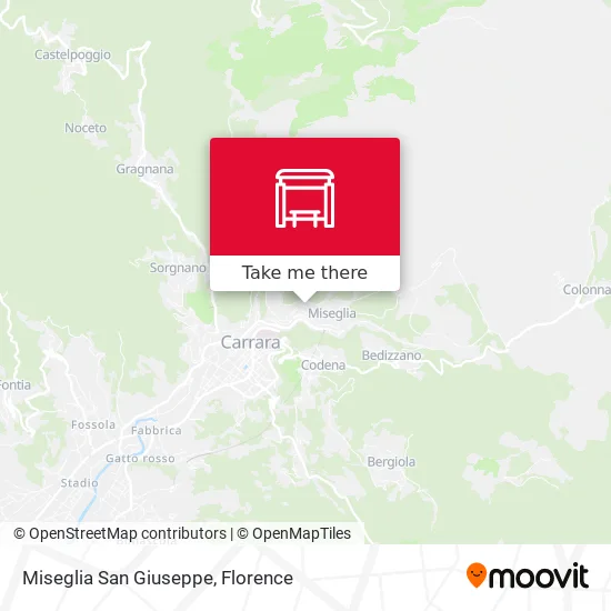 Miseglia San Giuseppe map