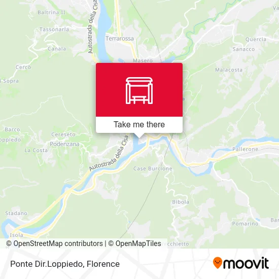 Ponte Dir.Loppiedo map