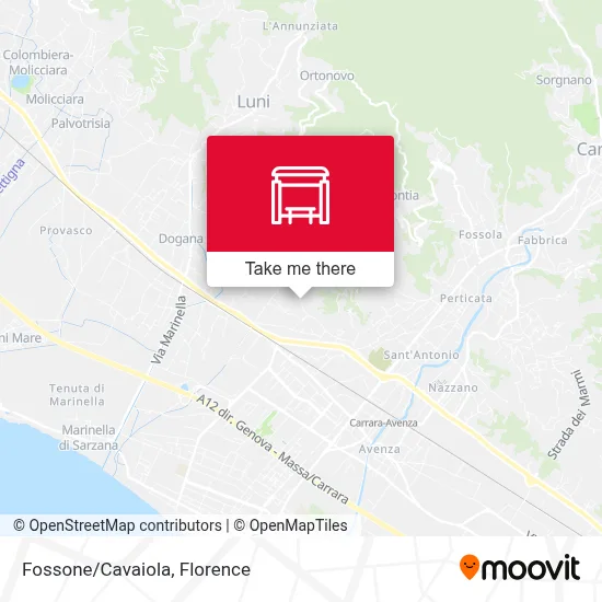 Fossone/Cavaiola map