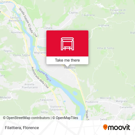 Filattiera map