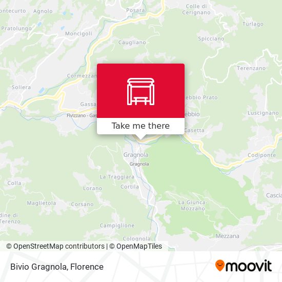 Bivio Gragnola map