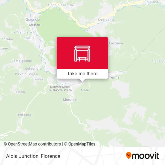 Aiola Junction map