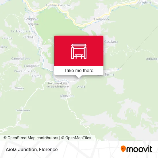 Aiola Junction map