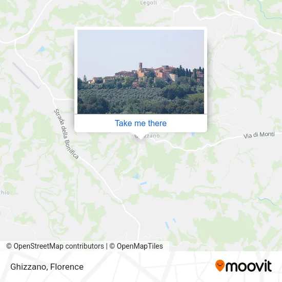 Ghizzano map
