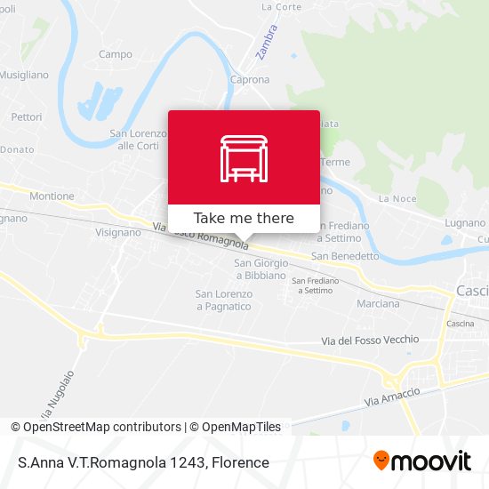 S.Anna V.T.Romagnola 1243 map