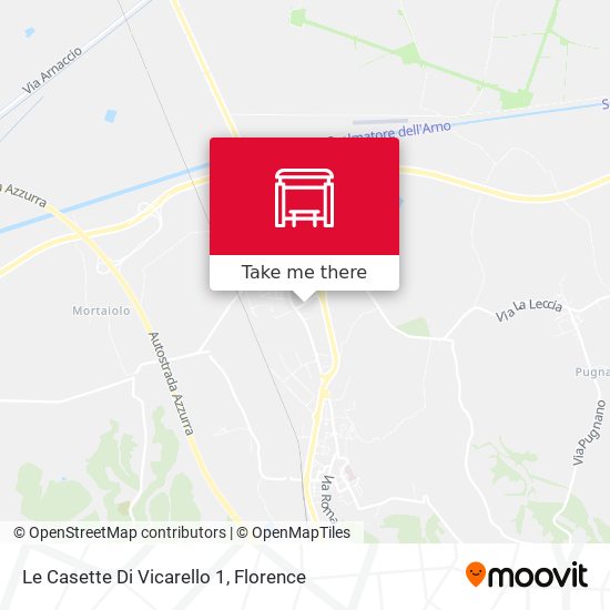 Le Casette Di Vicarello 1 map