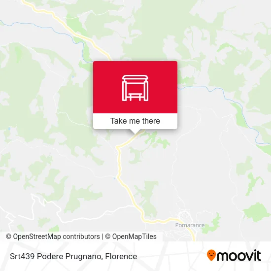 Srt439 Podere Prugnano map