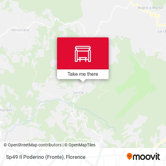 Sp49 Il Poderino (Fronte) map