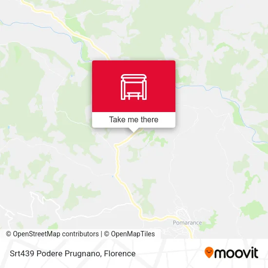 Srt439 Podere Prugnano map