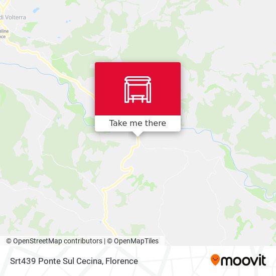 Srt439 Ponte Sul Cecina map