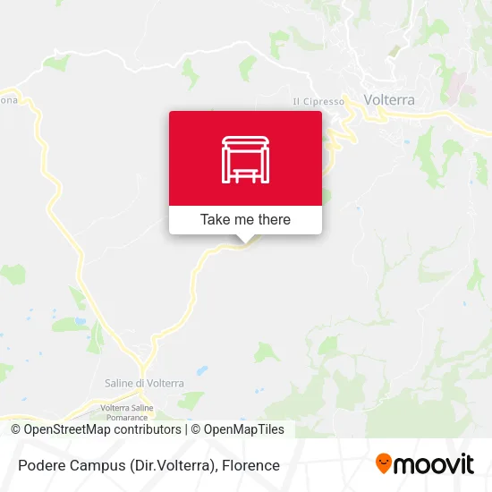 Podere Campus (Dir.Volterra) map