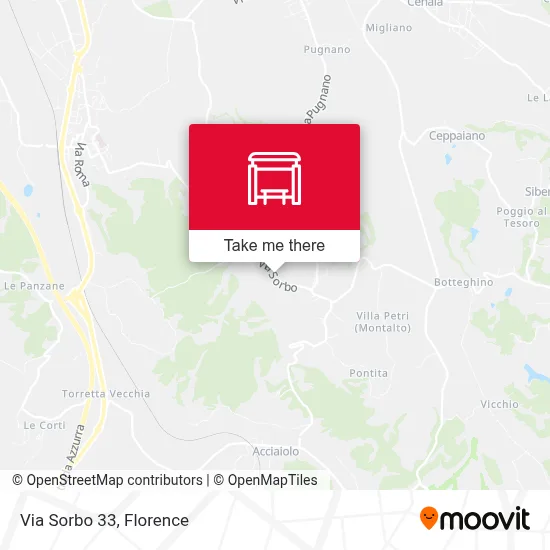Via Sorbo 33 map