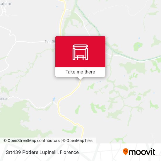 Srt439 Podere Lupinelli map