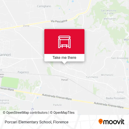 Porcari Elementary School map