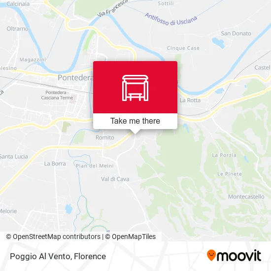 Poggio Al Vento map