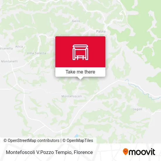 Montefoscoli V.Pozzo Tempio map