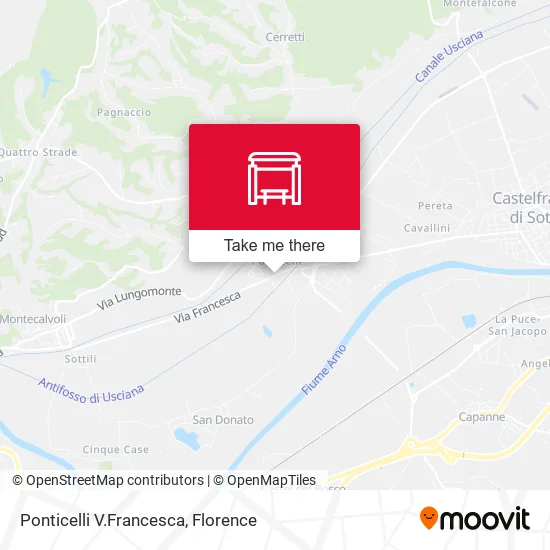 Ponticelli V.Francesca map