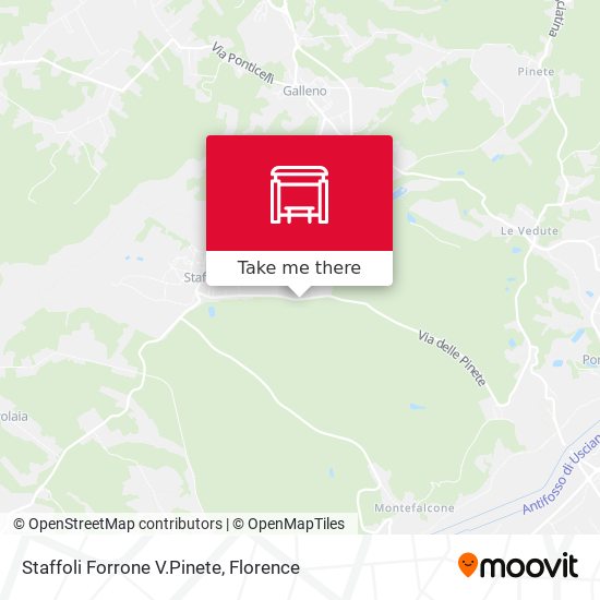 Staffoli Forrone V.Pinete map