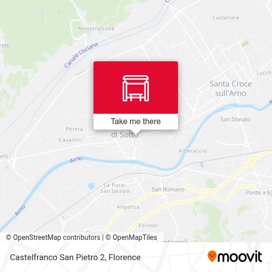 Castelfranco San Pietro 2 map