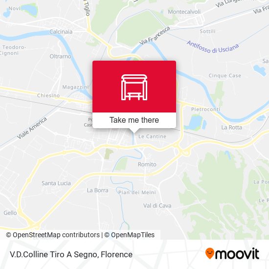 V.D.Colline Tiro A Segno map
