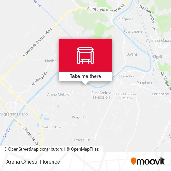 Arena Chiesa map