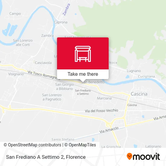 San Frediano A Settimo 2 map