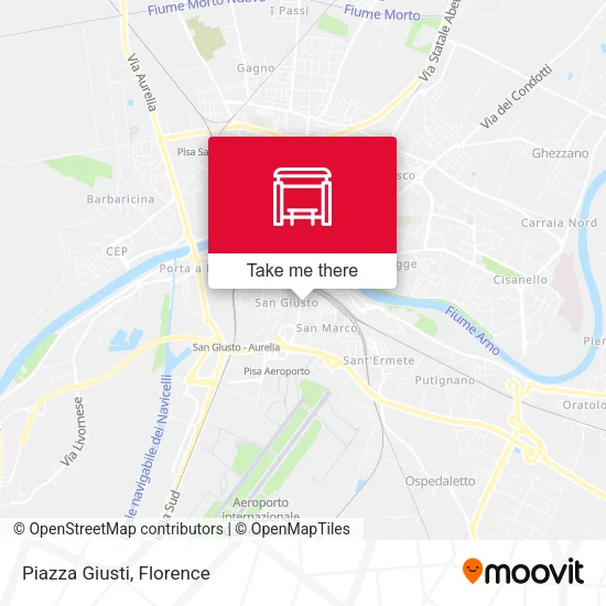 Piazza Giusti map