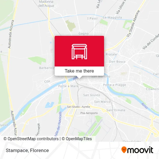 Stampace map