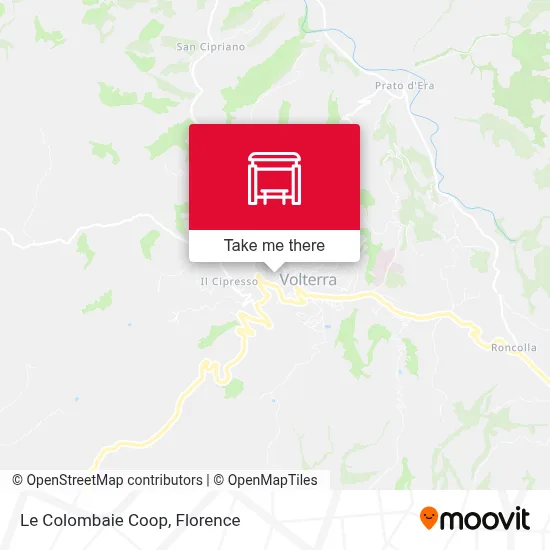 Le Colombaie Coop map