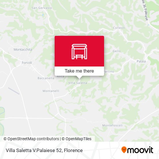 Villa Saletta V.Palaiese 52 map